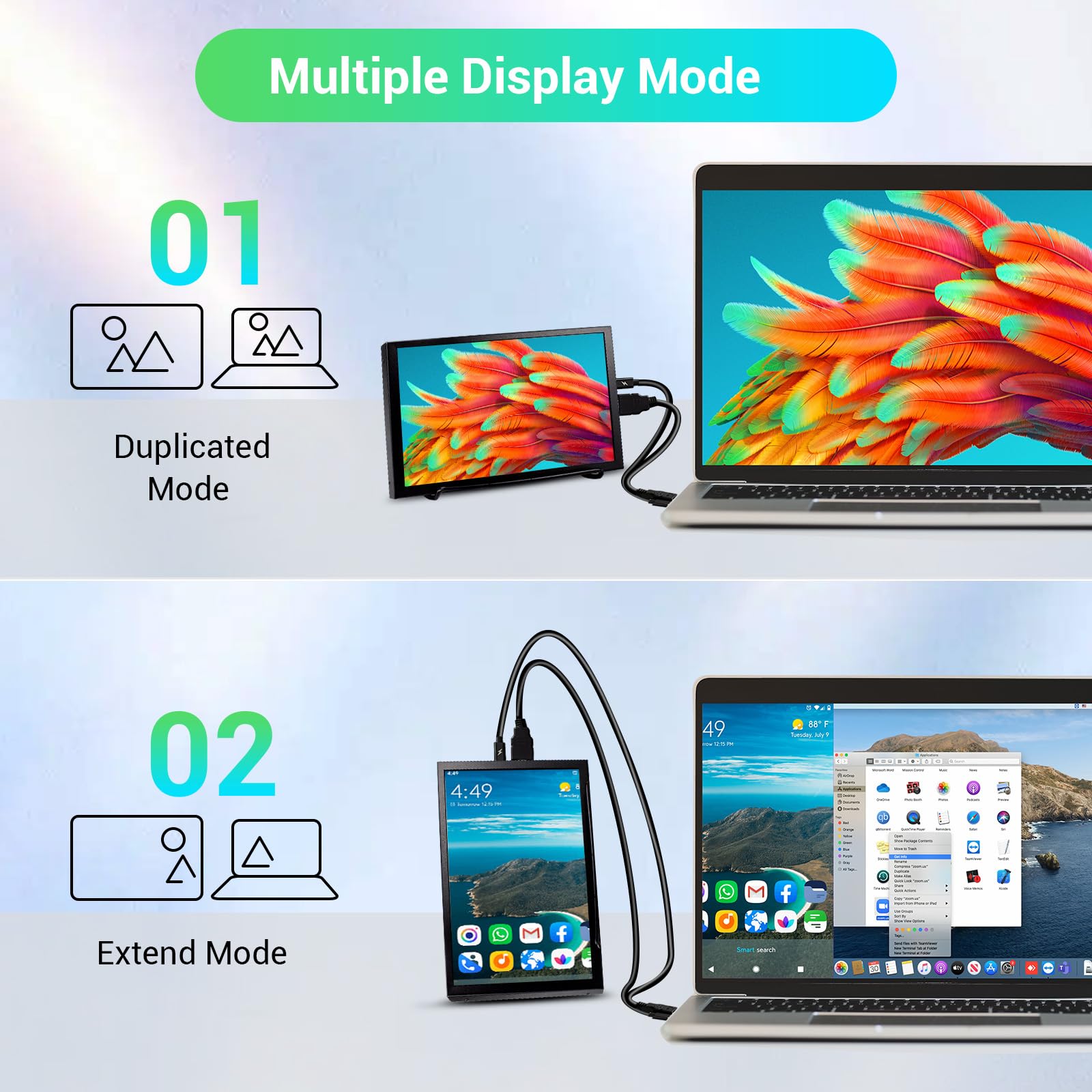 Amazon.co.jp: VIEWMEI 8インチミニモニター、小型HDMIスクリーン